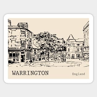 Warrington England Sticker